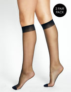 ULTRA SHEER KNEE HIGH 2 PACK - BLUMARINE