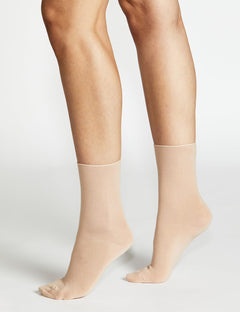 COMFORT TOP SOCK - HAZELNUT