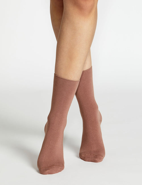 COMFORT TOP SOCK - MINK