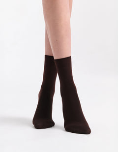 COMFORT TOP SOCK - MAHOGANY