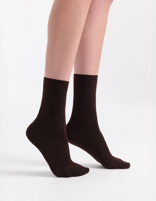 COMFORT TOP SOCK - MAHOGANY