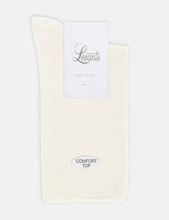 COMFORT TOP SOCK - MILK