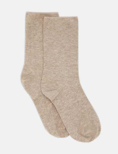 COMFORT TOP SOCK - OATMEAL