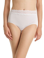 FLOREALE TRIM FULL BRIEF - WHITE