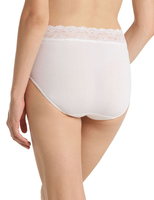 FLOREALE TRIM FULL BRIEF - WHITE