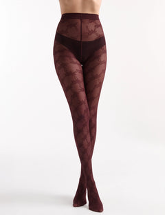 ANNALISA FLORAL TIGHT - PORT