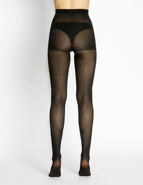ELENA CHEVRON TIGHT - NERO