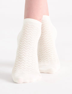 SIENNA LOW CUT SOCK 2 PACK - BIANCO/FAWN