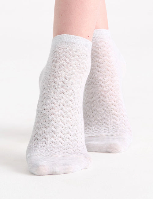 SIENNA LOW CUT SOCK 2 PACK - TULLE/MIST