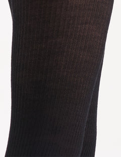 STEFANIA RIB TIGHT - NERO