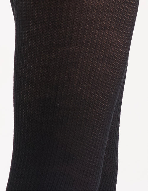 STEFANIA RIB TIGHT - NERO