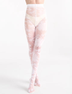 ALTEA BOLD FLORAL TIGHT - BIANCO