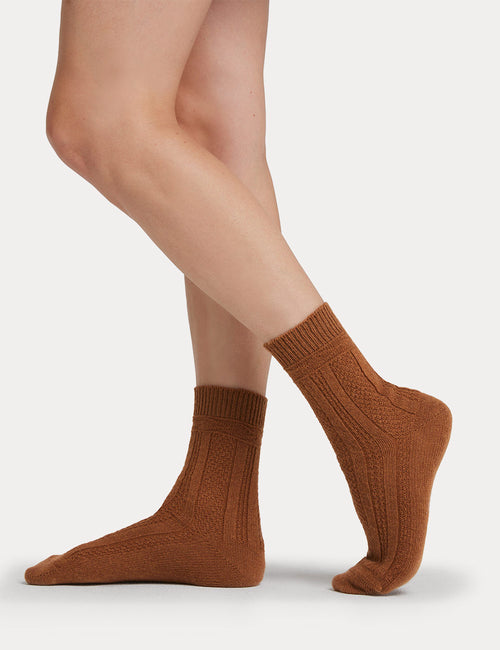CAMELLA CREW SOCK - GINGER