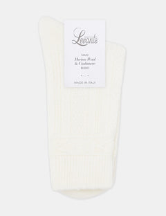 CAMELLA CREW SOCK - CREME