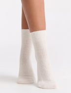 CAMELLA CREW SOCK - CREME