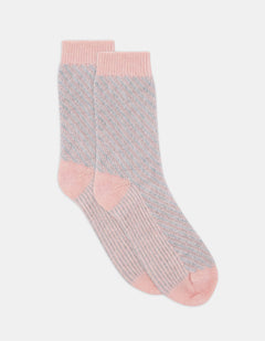 CLARA CHEVRON CREW - ROSETTE