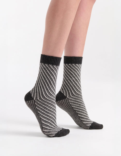 CLARA CHEVRON CREW - SHADOW