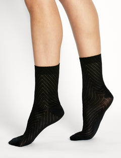 TACTEL CHEVRON CREW - BLACK
