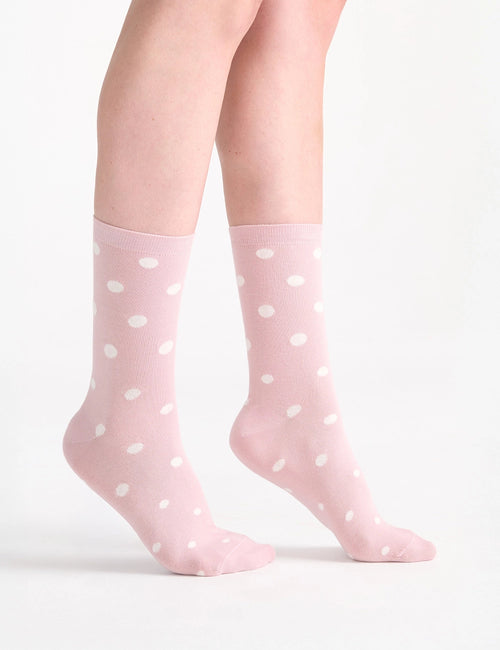GIGI SPOT CREW SOCK - TULLE