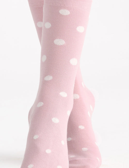 GIGI SPOT CREW SOCK - TULLE