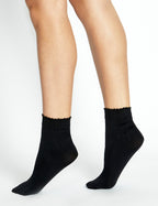 RITZ OPAQUE ANKLET - NERO