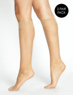 ULTRA SHEER KNEE HIGH 2 PACK - VISONE