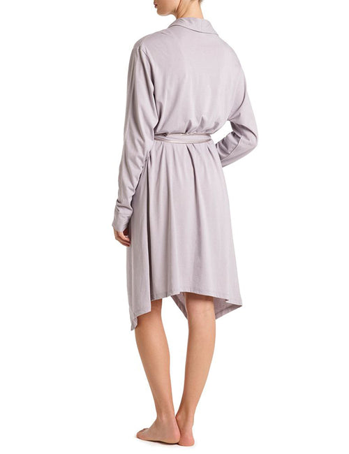 BAMBOO COTTON ROBE - DOVE