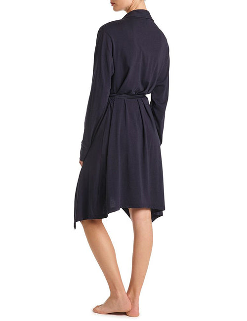 BAMBOO COTTON ROBE - MIDNIGHT