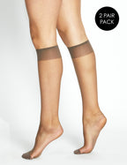 ULTRA SHEER KNEE HIGH 2 PACK - FUMO