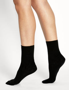 COMFORT TOP SOCK - BLACK