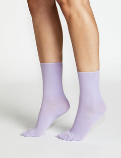 COMFORT TOP SOCK - VIOLA