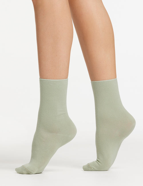 Cotton socks womens crew socks, levante aus, made in italy