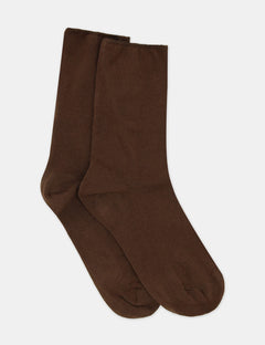 COMFORT TOP SOCK - ESPRESSO