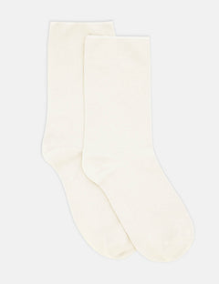 COMFORT TOP SOCK - MILK