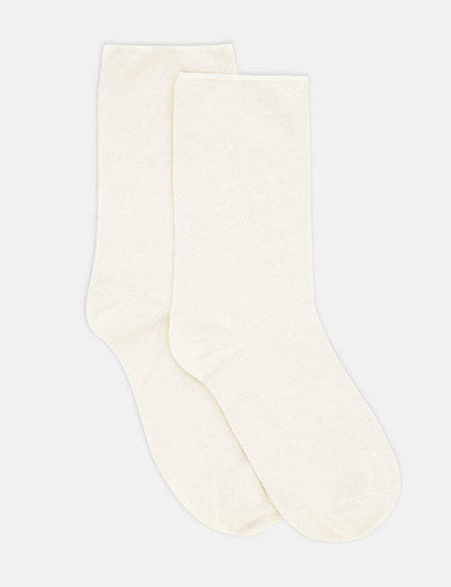 COMFORT TOP SOCK - MILK