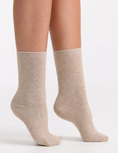 COMFORT TOP SOCK - OATMEAL