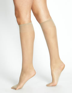 ECLIPSE MATTE KNEE HIGH 2 PACK - NATUREL