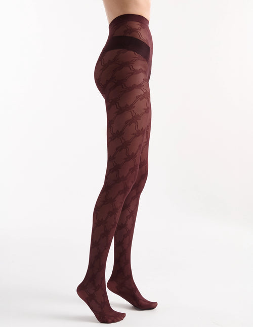 ANNALISA FLORAL TIGHT - PORT