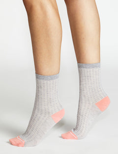 GRAZIA CREW SOCK - WHITE