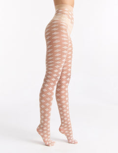 MATILDA BOTANICAL TIGHT - NATURAL/BIANCO