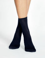 MERCERISED COTTON SOCK - NAVY
