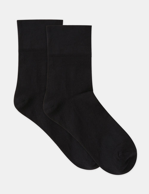 MICROMODAL COMFORT TOP SOCK - NERO