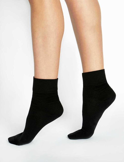 MICROMODAL COMFORT TOP SOCK - NERO