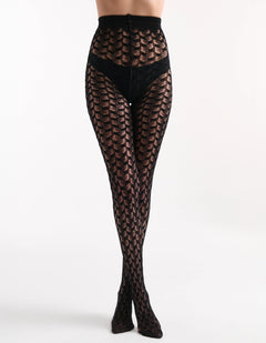 NOEMI WINTER WEAVE TIGHT - NERO