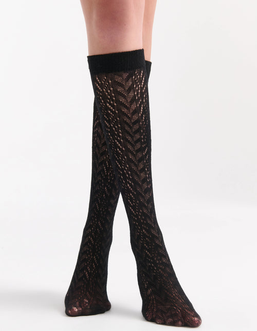 ORNELLA RUMI KNEE HIGH - NERO
