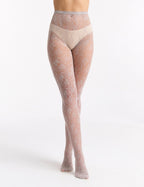 SABRINA FLORAL NET TIGHT - LAVENDER DUST