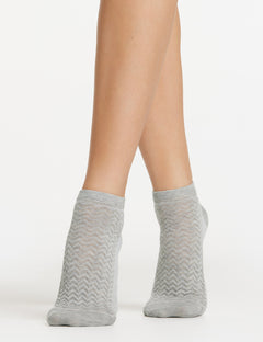 SIENNA LOW CUT SOCK 2 PACK - GREY MARLE/NUTMEG