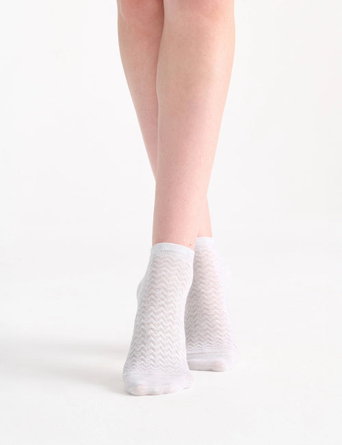SIENNA LOW CUT SOCK 2 PACK - TULLE/MIST