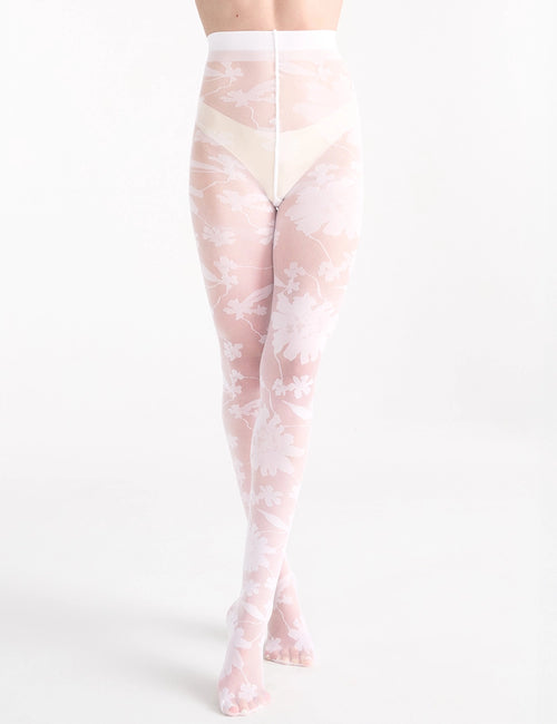 ALTEA BOLD FLORAL TIGHT - BIANCO