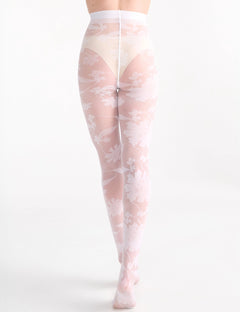 ALTEA BOLD FLORAL TIGHT - BIANCO